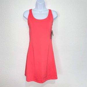 Body Glove Womens Active Sport Workout Gym Criss Cross Back Dress Coral Size L